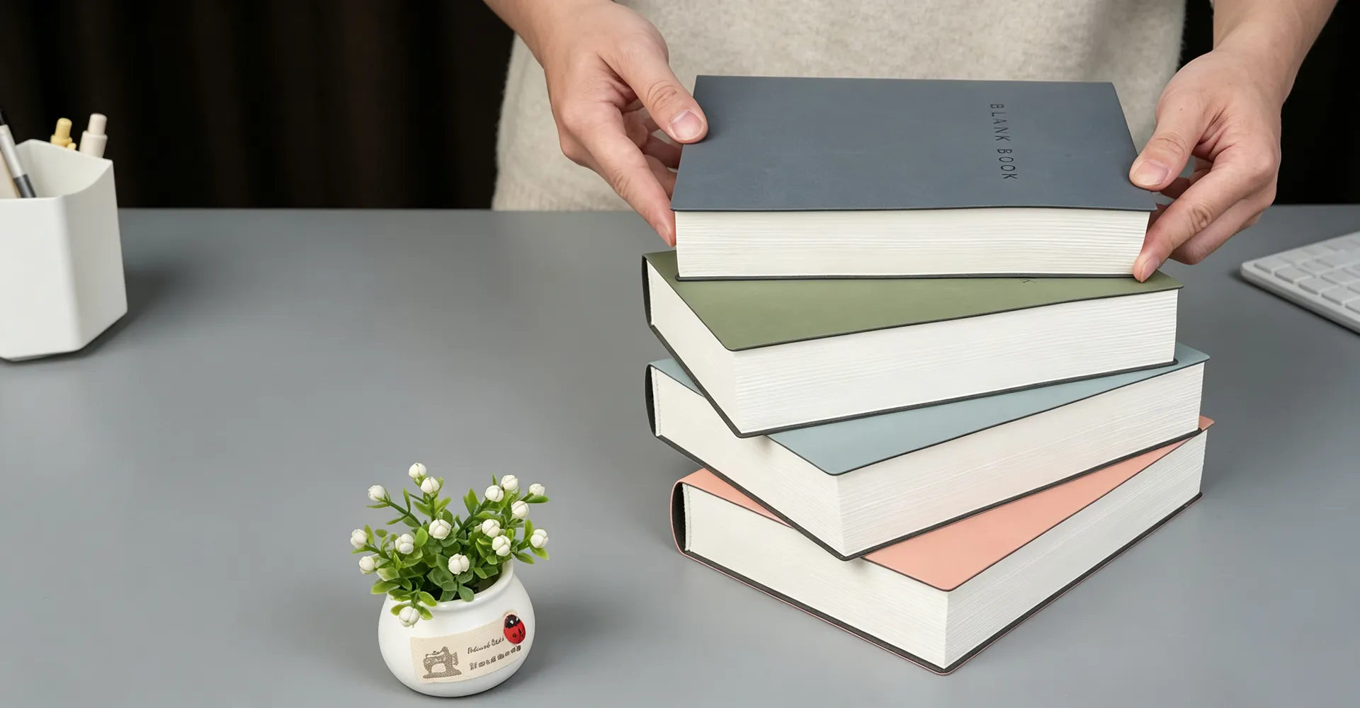 Notebook aziendali premium con copertina rigida
