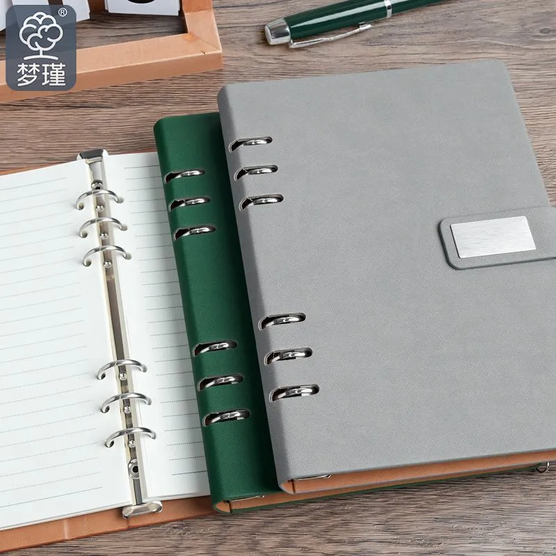 Quaderno a fogli mobili A5 in pelle