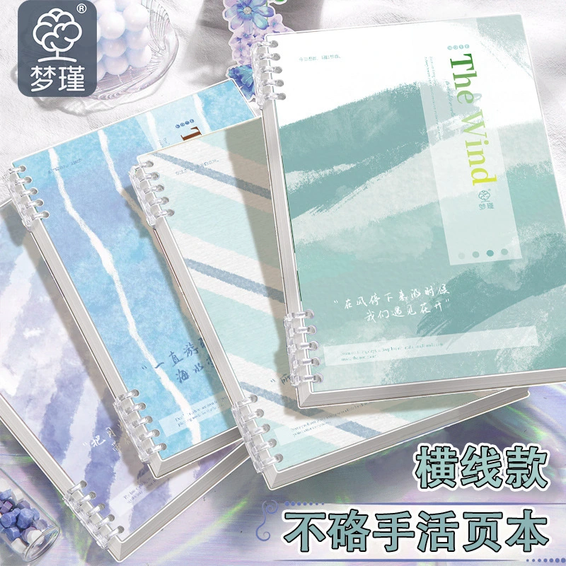 Agenda con raccoglitore ad anelli ricaricabile a fogli sciolti
